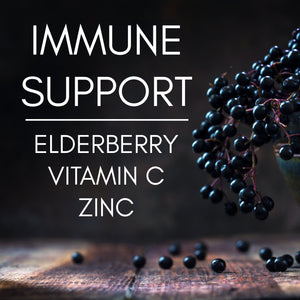 Immune Support - Elderberry, Vitamin C, Zinc
