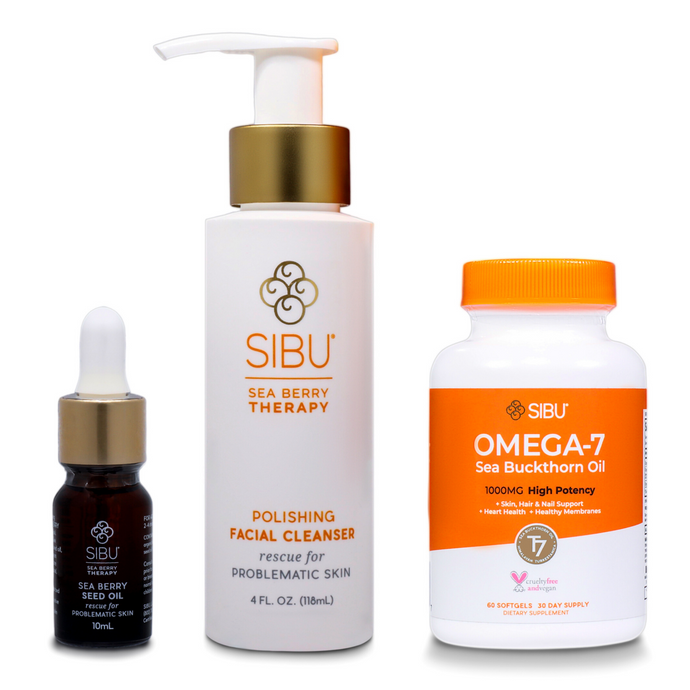 SIBU's 3-Step Sea Buckthorn Skin Care Routine for Problematic & Acne Prone Skin